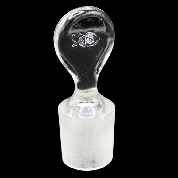 Vintage Kimble Science Lab Glass No. 22 Stopper Kimax Borosilicate Tapered Plug - Picture 2 of 7